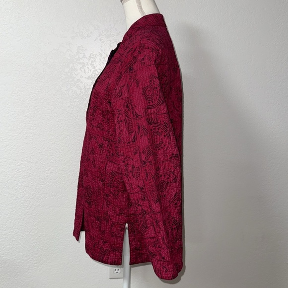 Red Button-Up Jacket - Picture 2 of 9